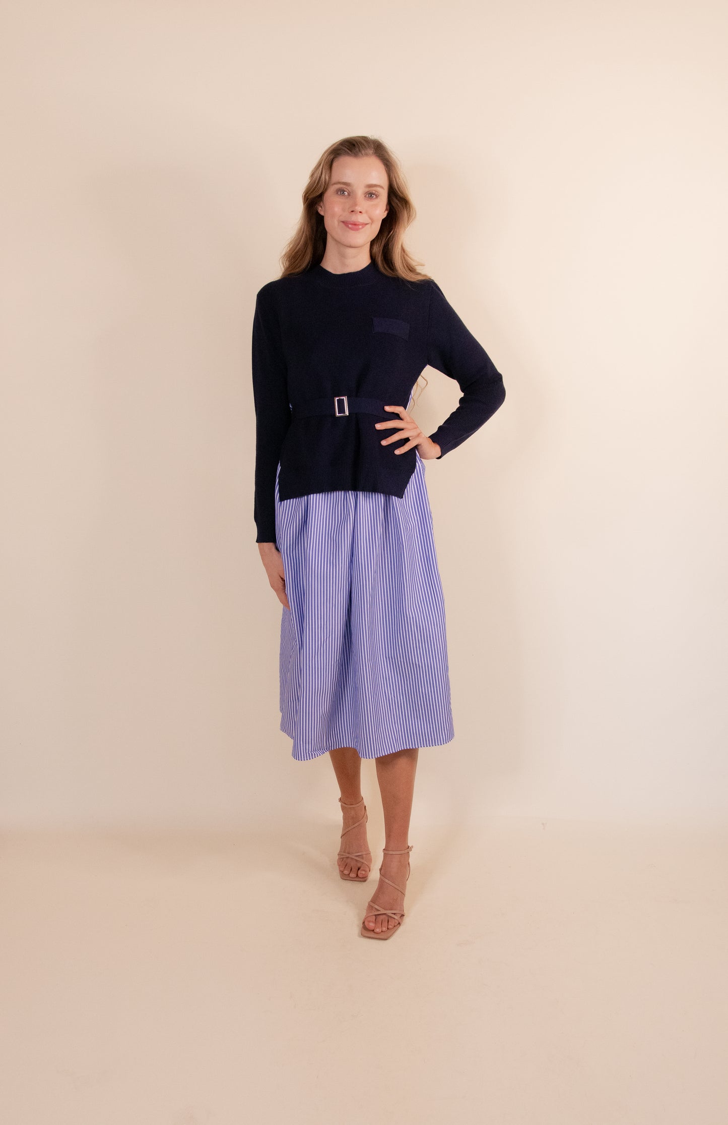 The Kacie Layered Sweater Dress