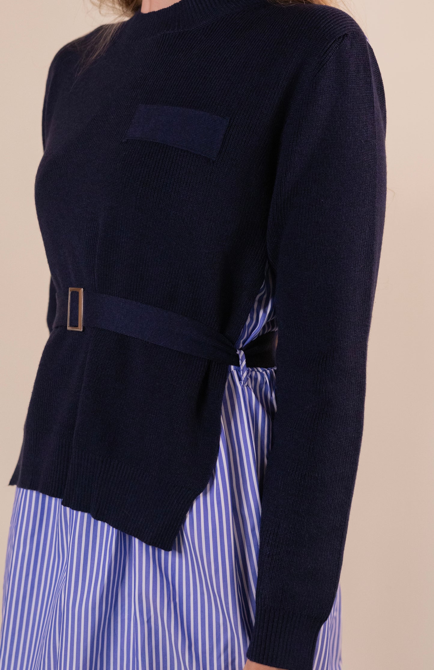 The Kacie Layered Sweater Dress