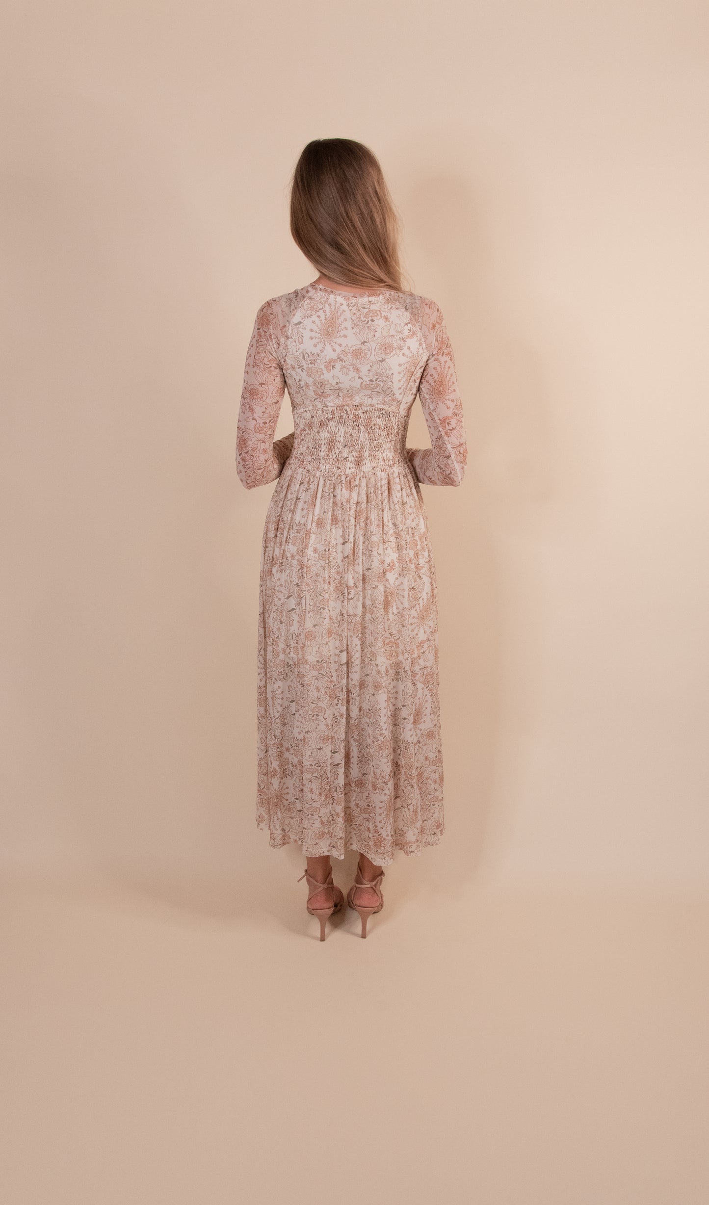 The Emmerson Spring Floral Mesh Dress