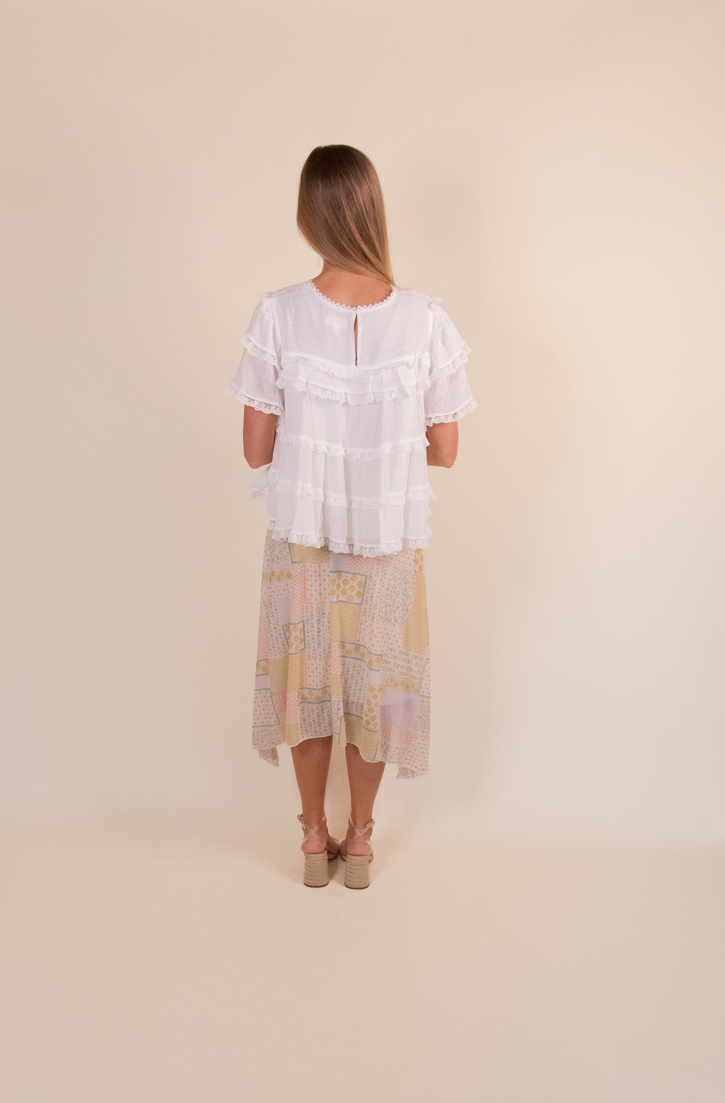 The Roe Lace Babydoll Top