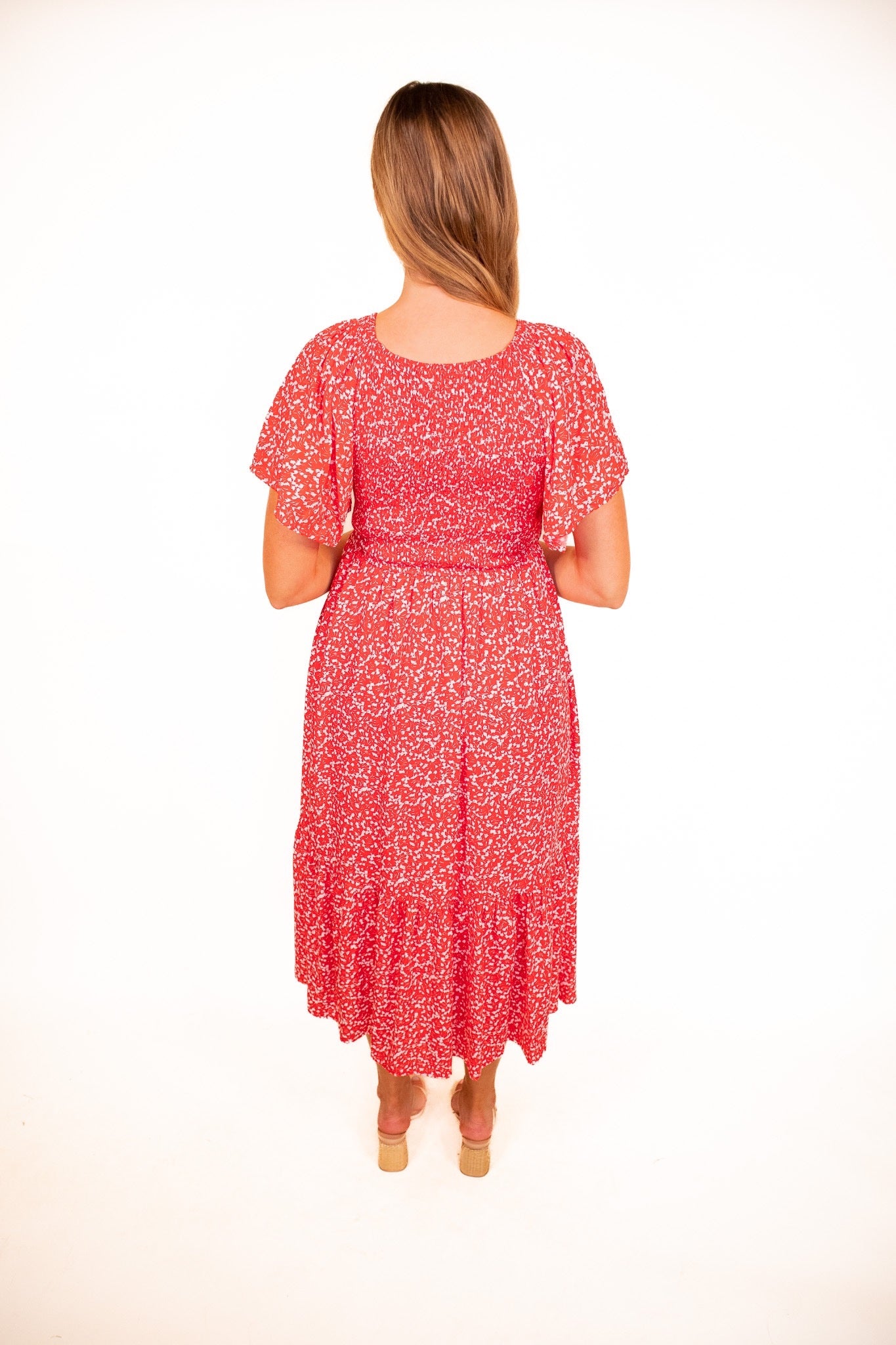 The Libby Dress in Cherry Floral