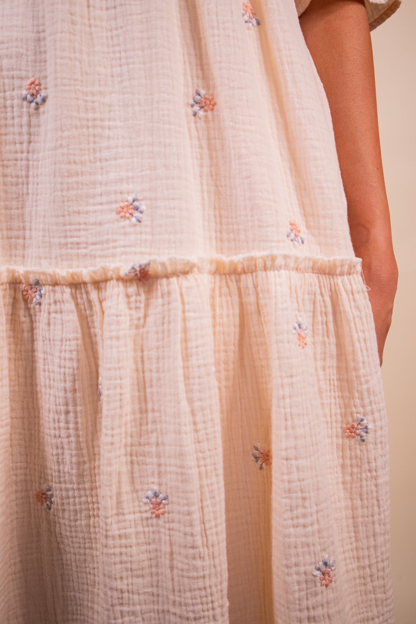 The Grace Smocked Embroidered Dress