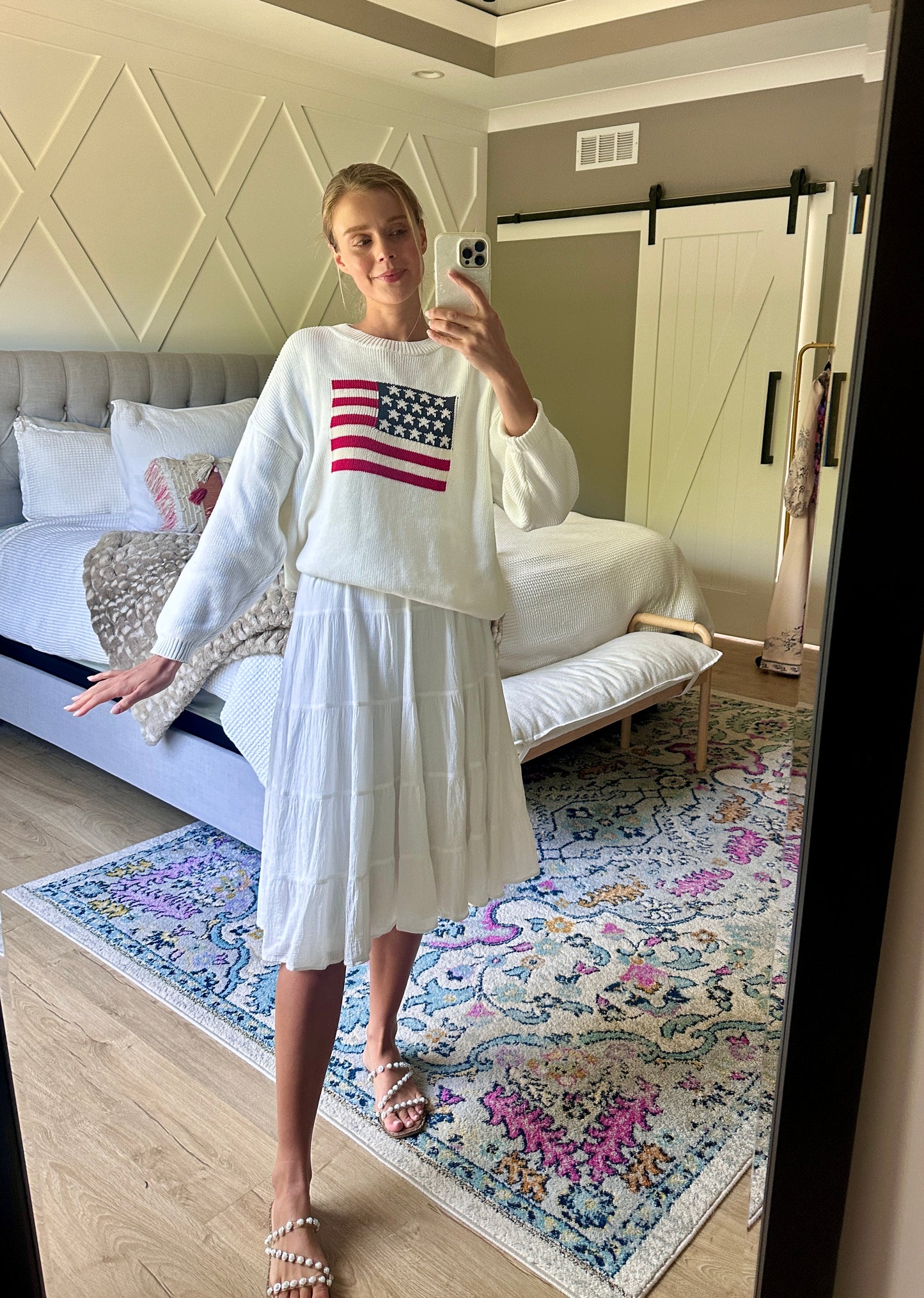 The Americana Oversized Cotton Sweater