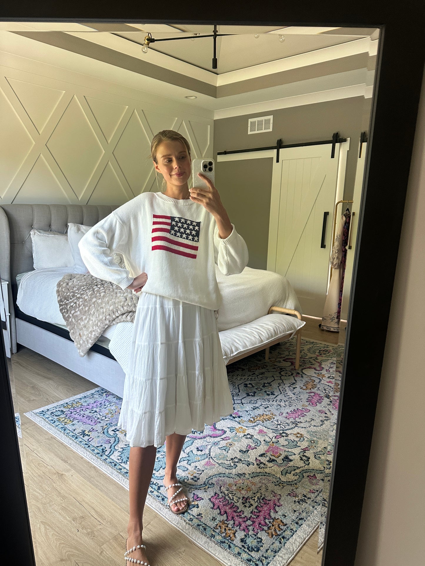 The Americana Oversized Cotton Sweater