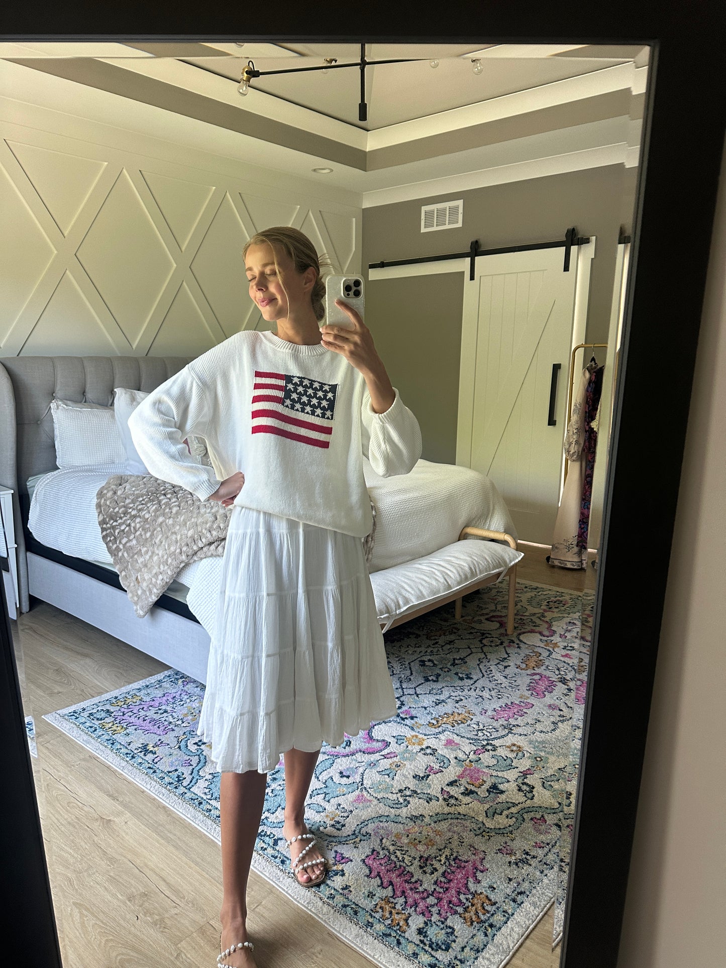 The Americana Oversized Cotton Sweater