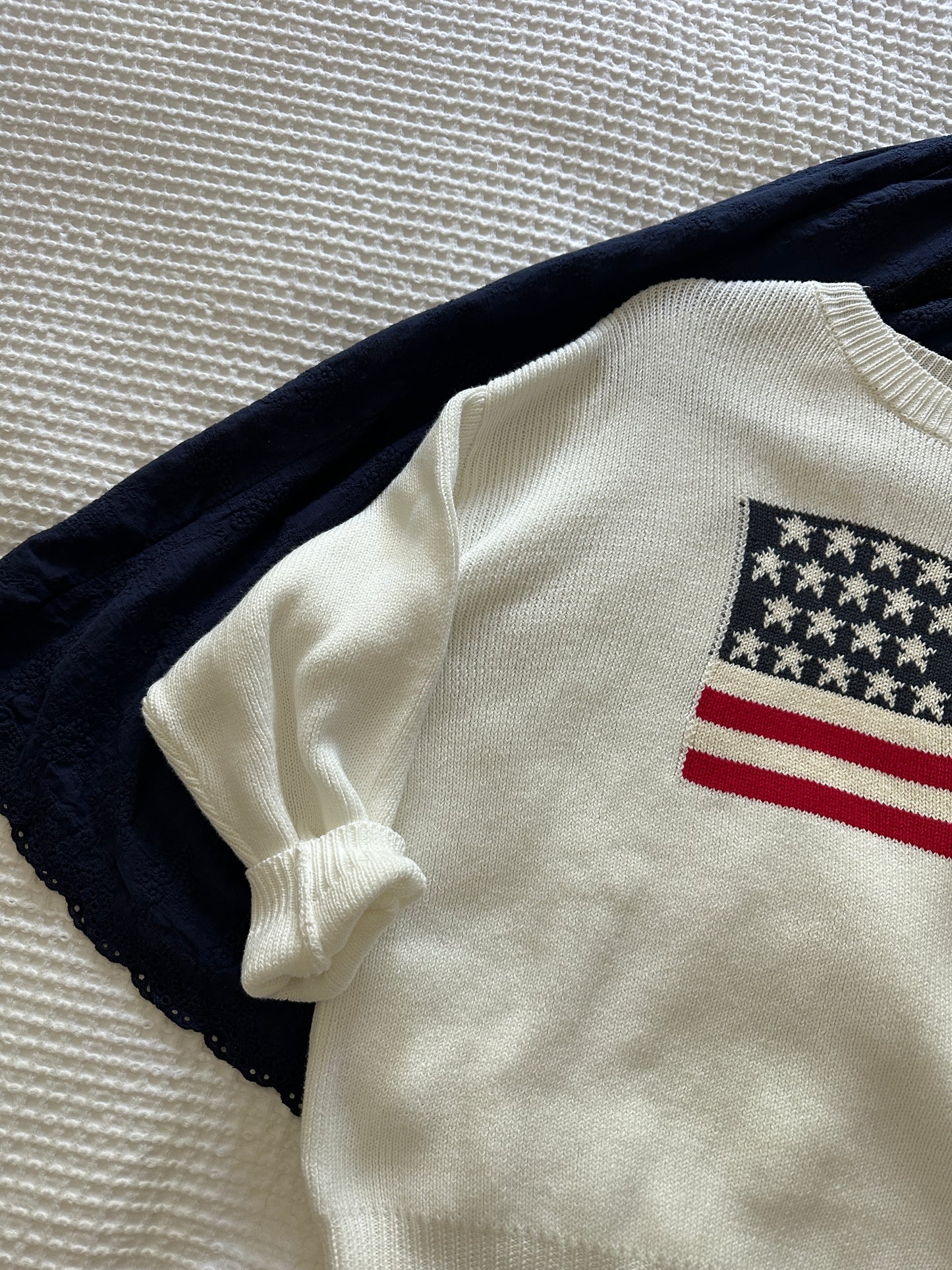 The Americana Oversized Cotton Sweater