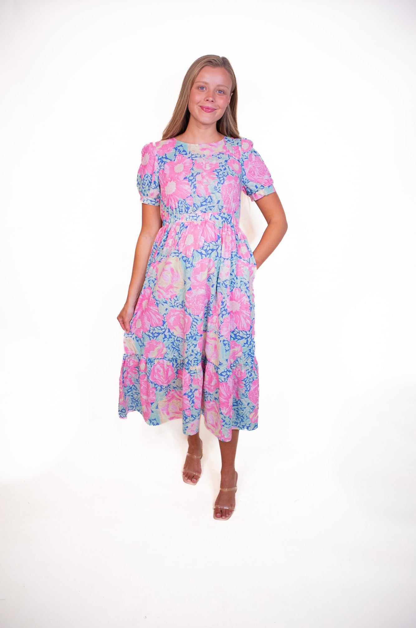 The Nora Watercolor Floral Dress