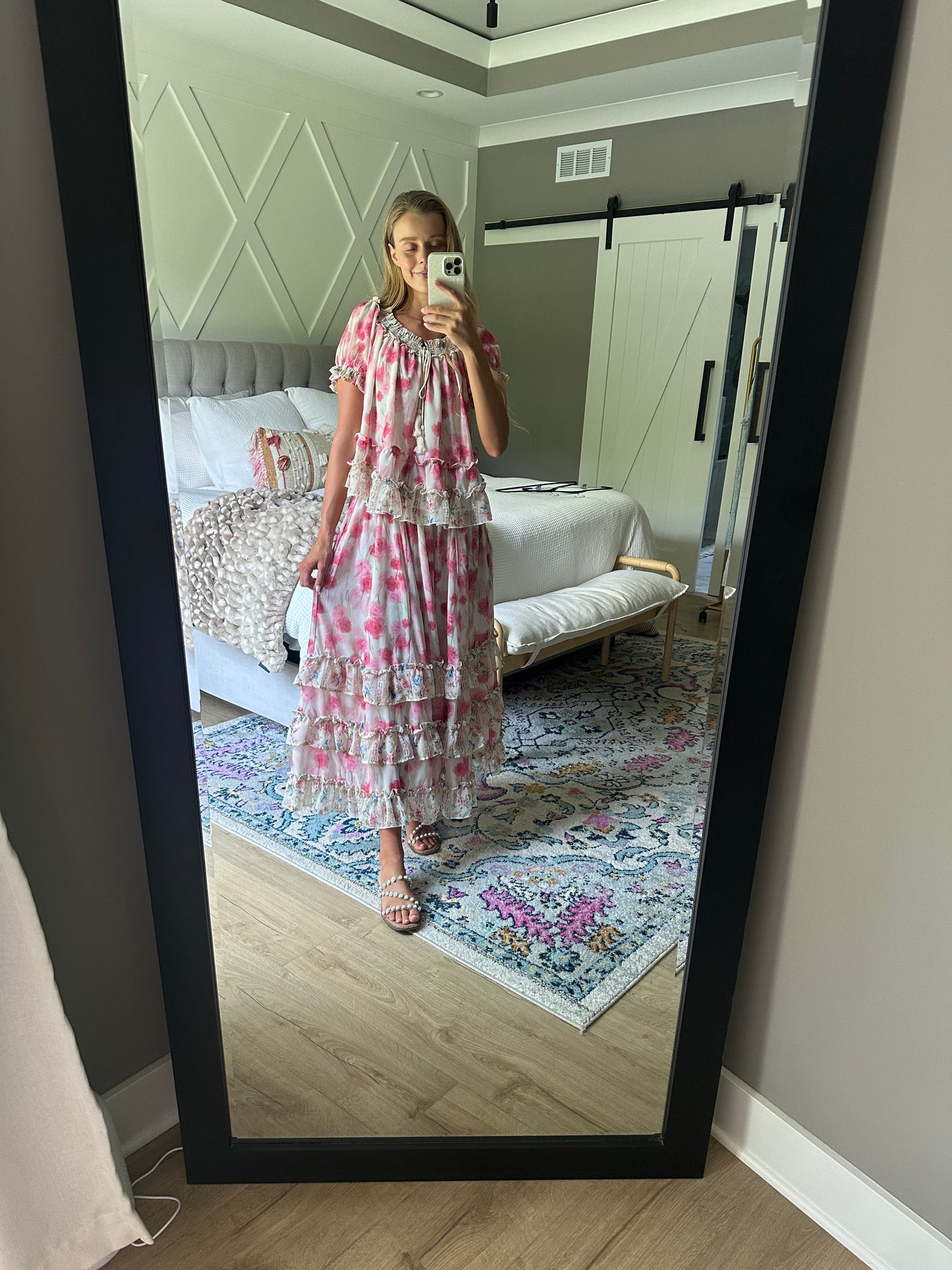 The Elle Floral Chiffon Set