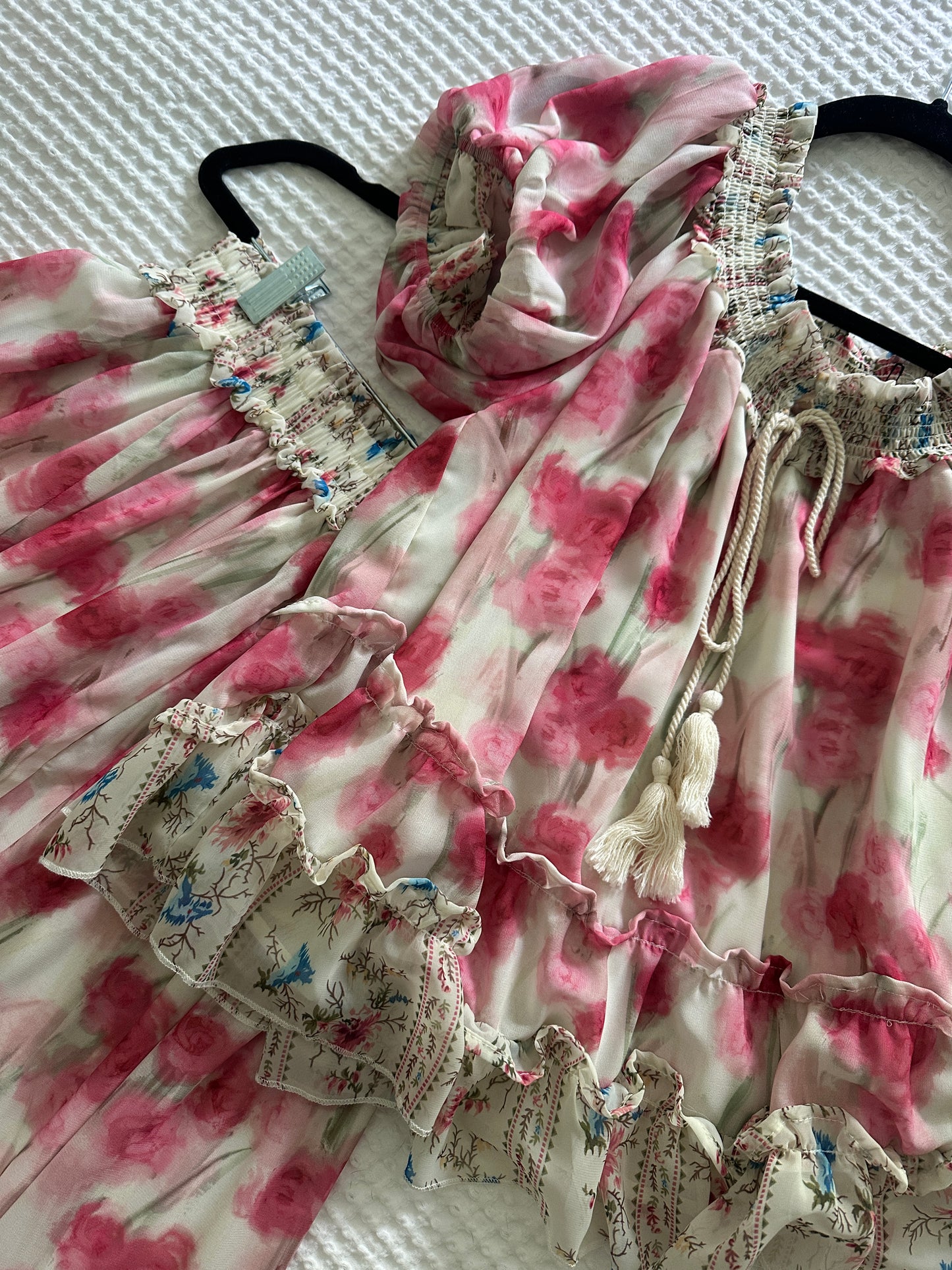 The Elle Floral Chiffon Set