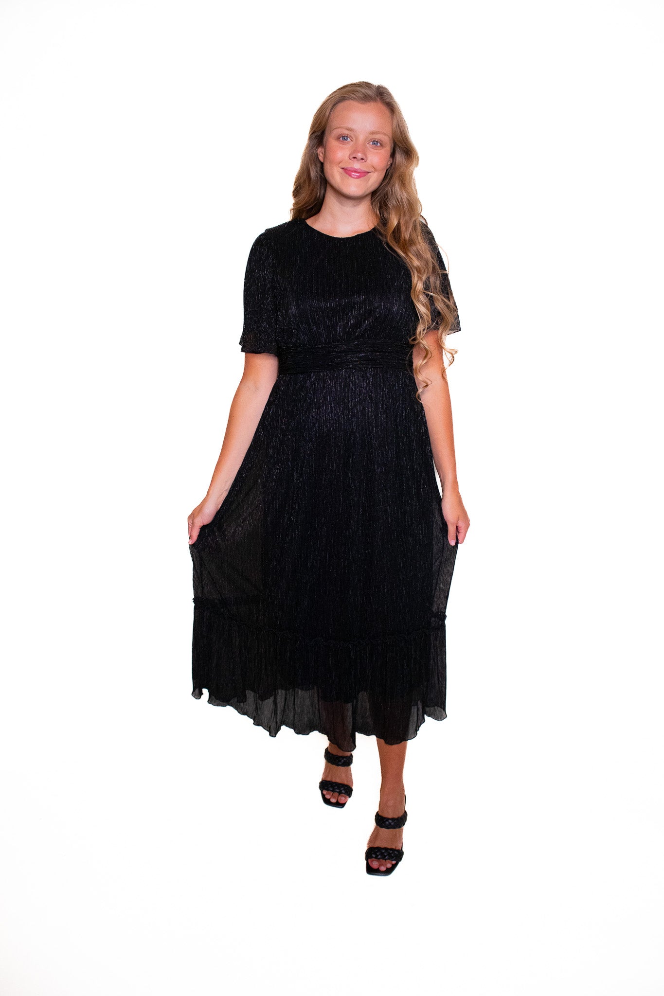 The Stella Sparkle Dress in Black