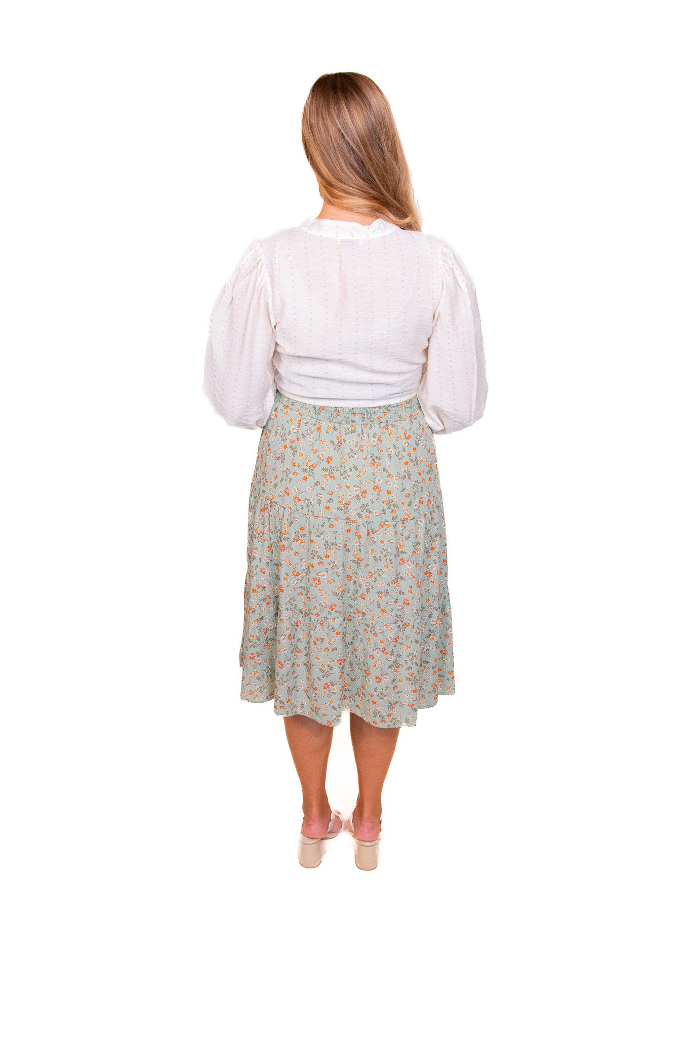 The Rhen Boho Floral Skirt