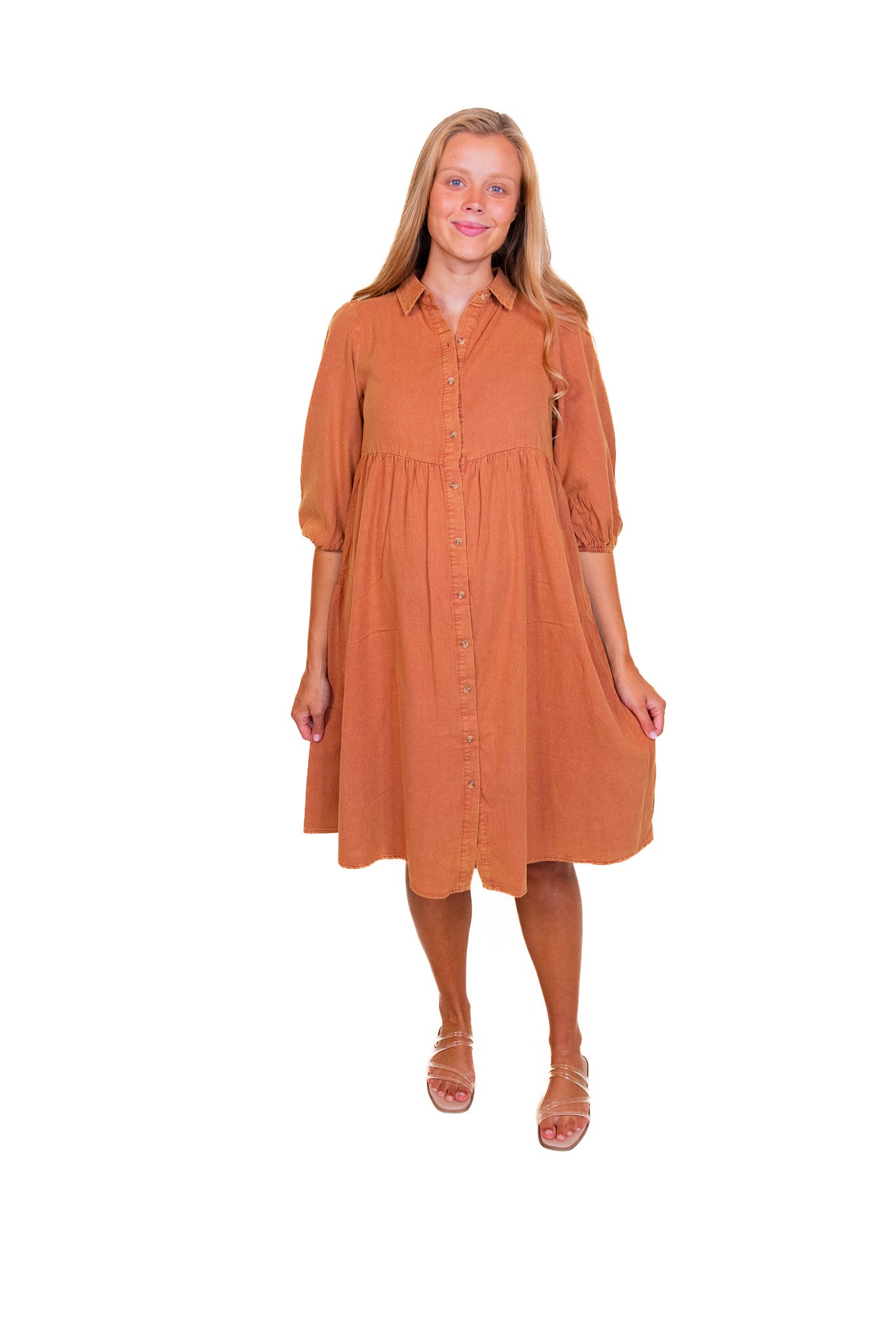 The Kari Dress in Auburn