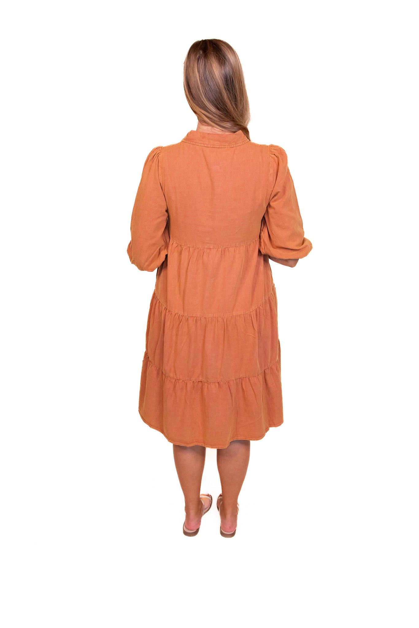 The Kari Dress in Auburn