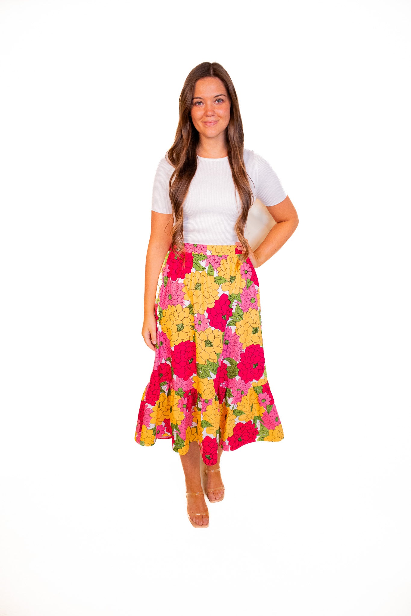 The Secret Garden Floral Skirt