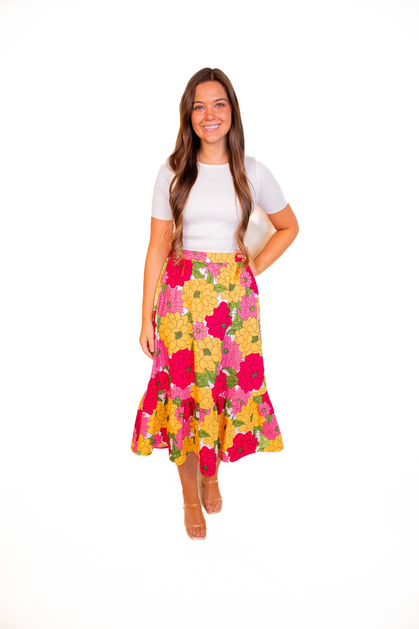 The Secret Garden Floral Skirt