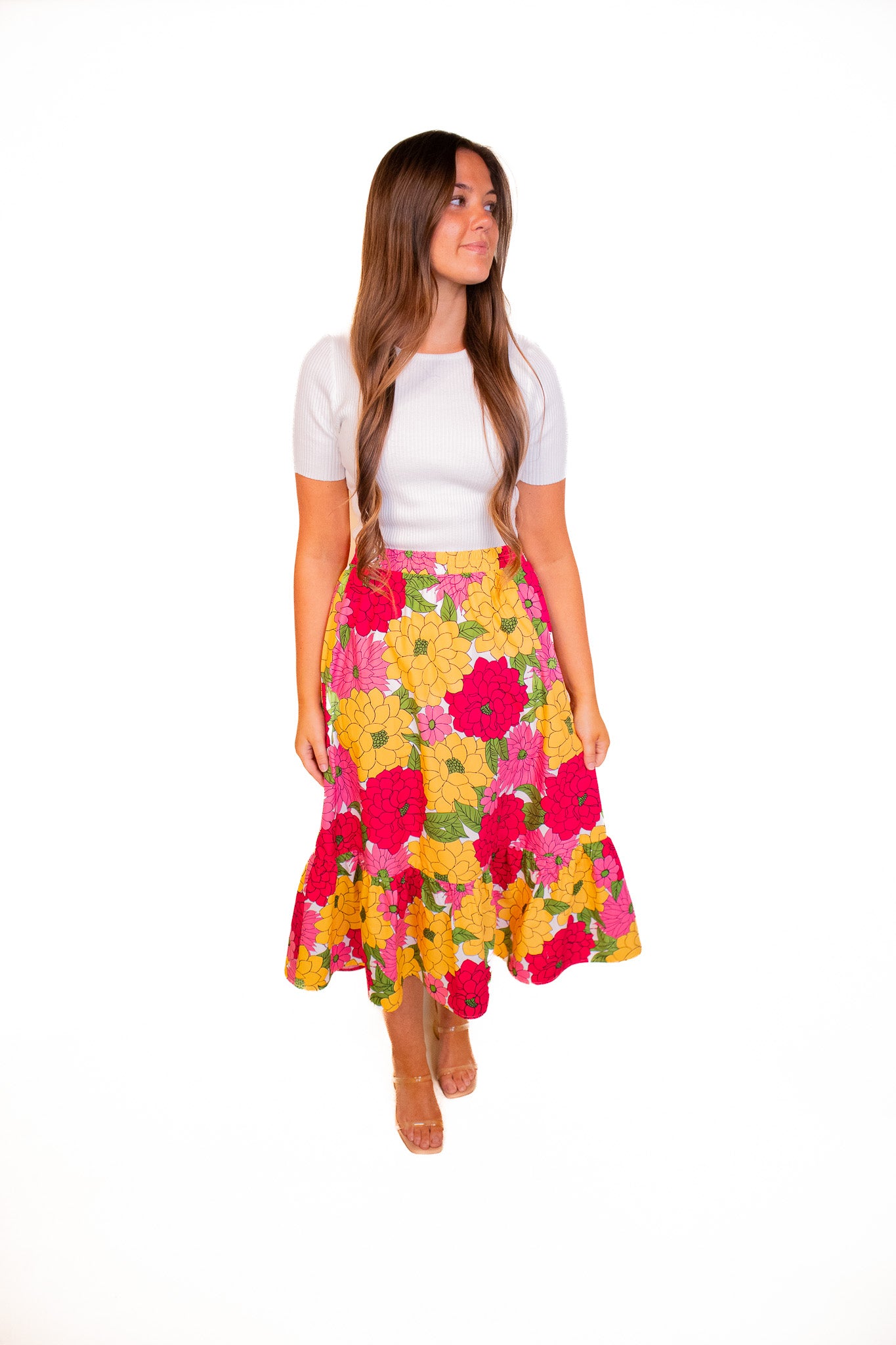 The Secret Garden Floral Skirt