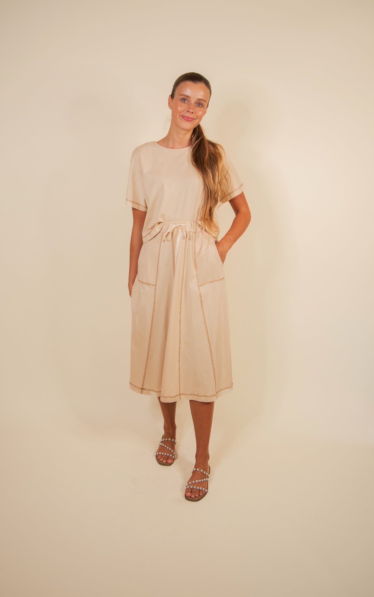 PRE-ORDER (ETA JUNE 9) - The Marley Cotton Lounge Set in Natural