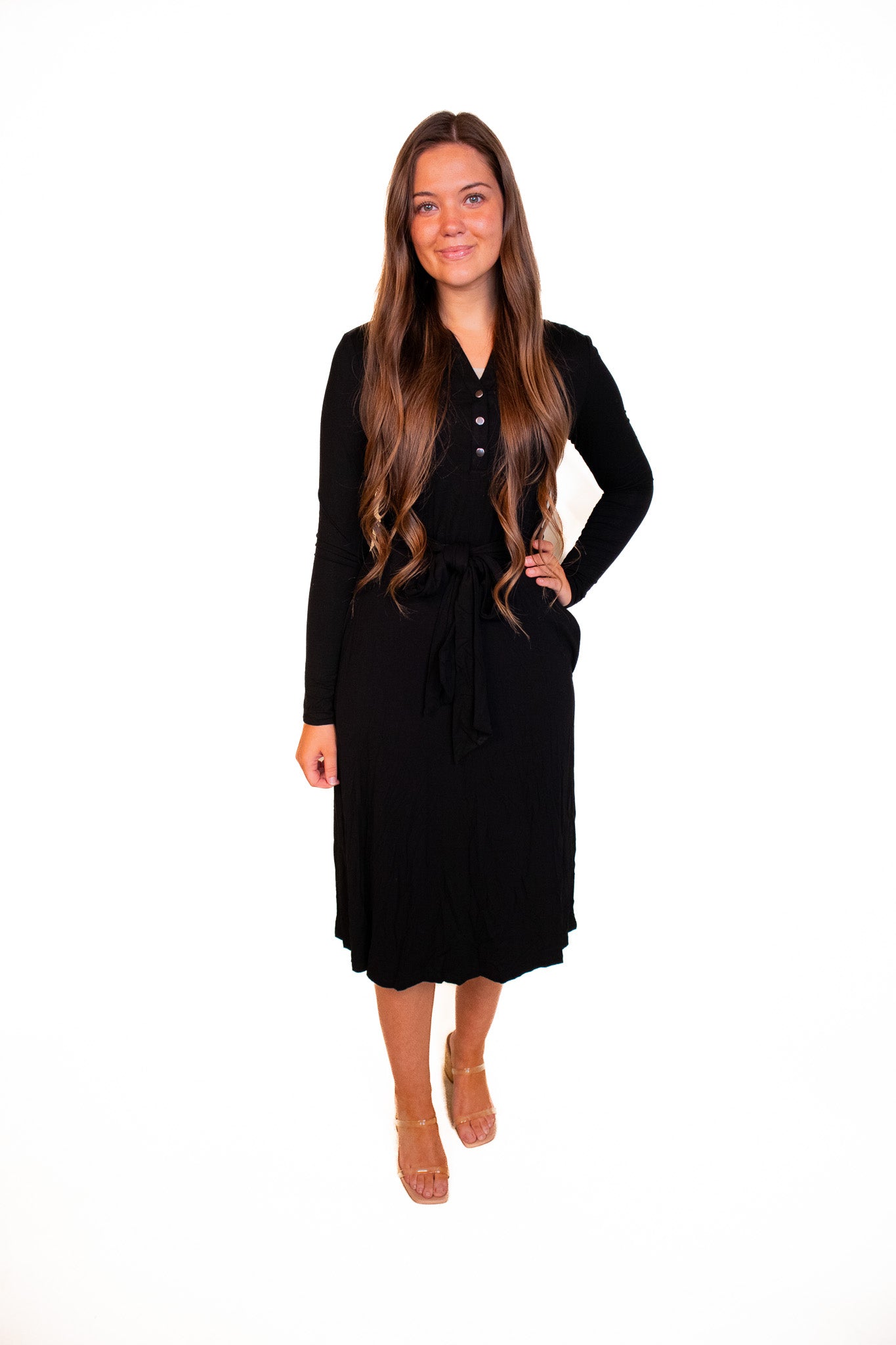 The Dani Collar Jersey Dress