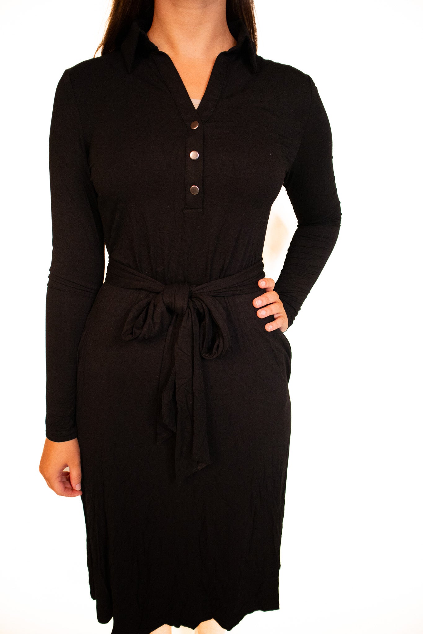 The Dani Collar Jersey Dress