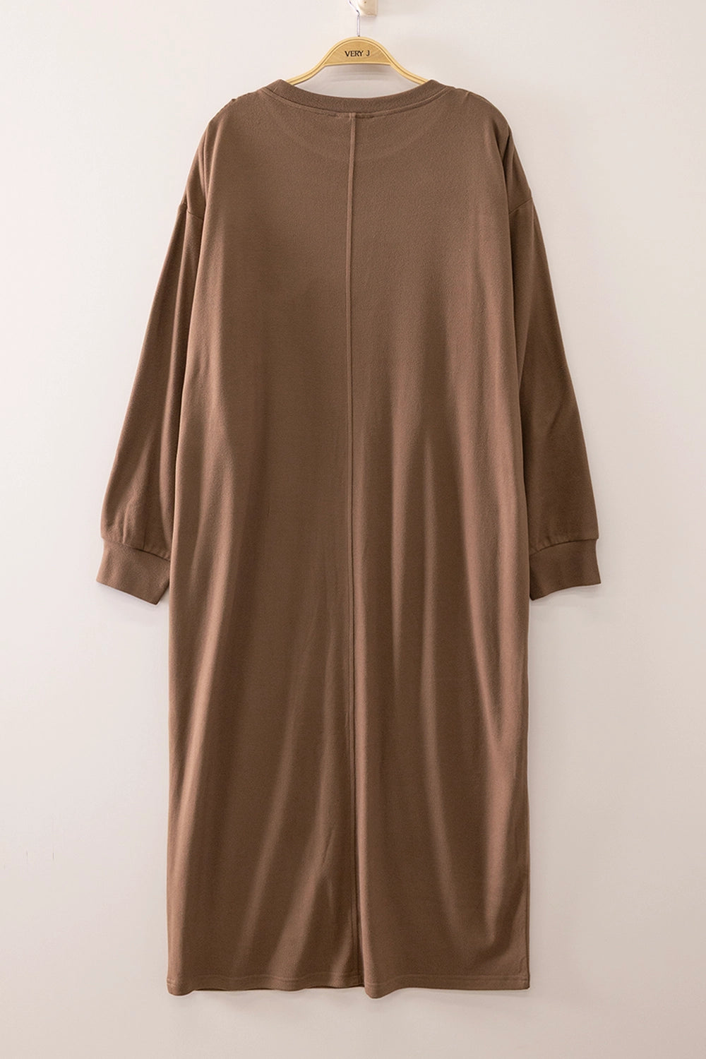 The Elliot Sweatshirt Dress in Chestnut