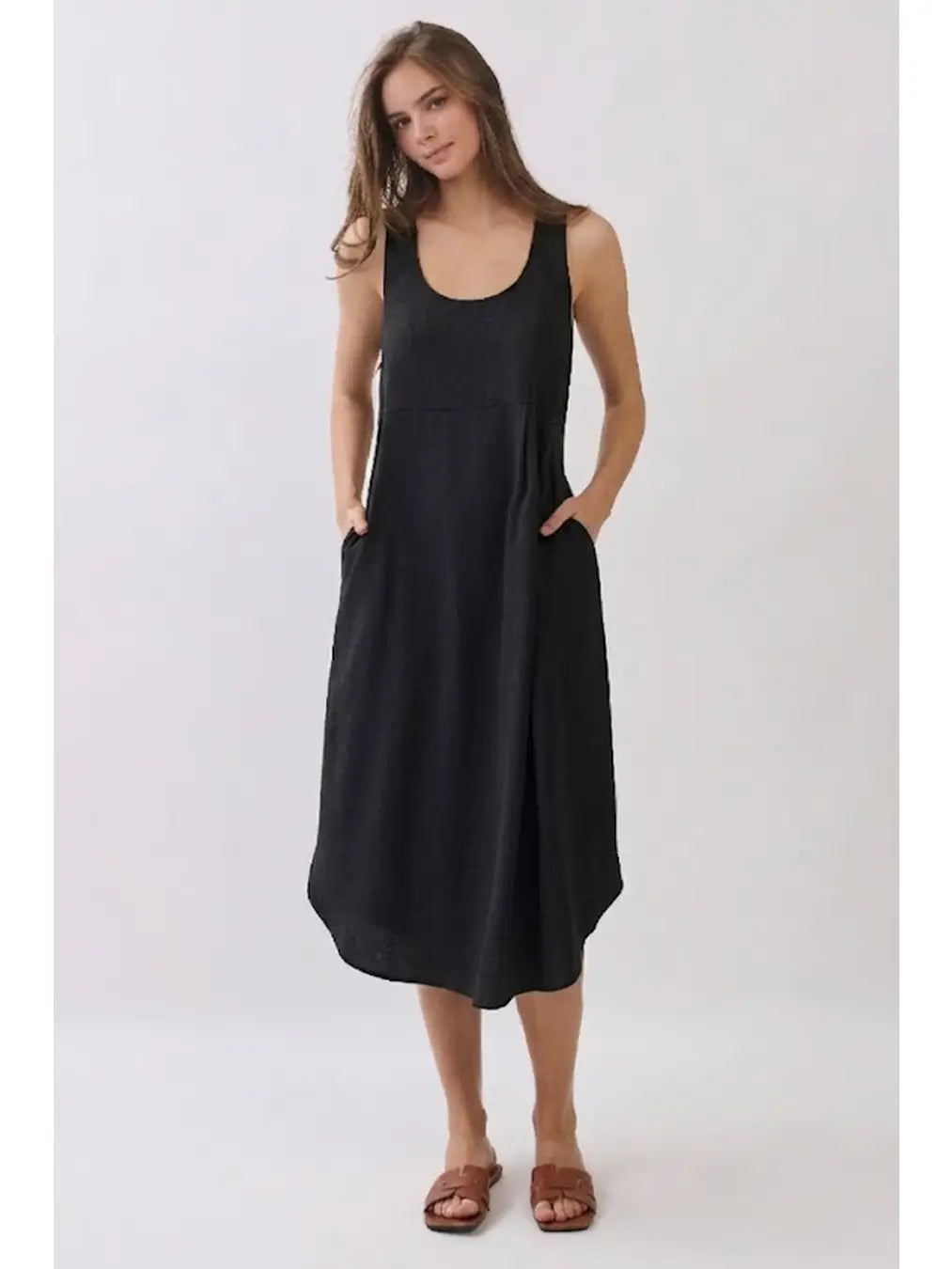 The Indi Knit Sweater & Dress Set - Black & Ivory Stripes