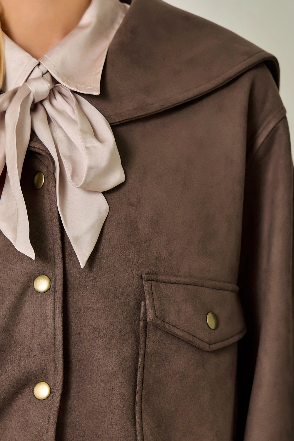 The Marlowe Jacket in Brown Suede