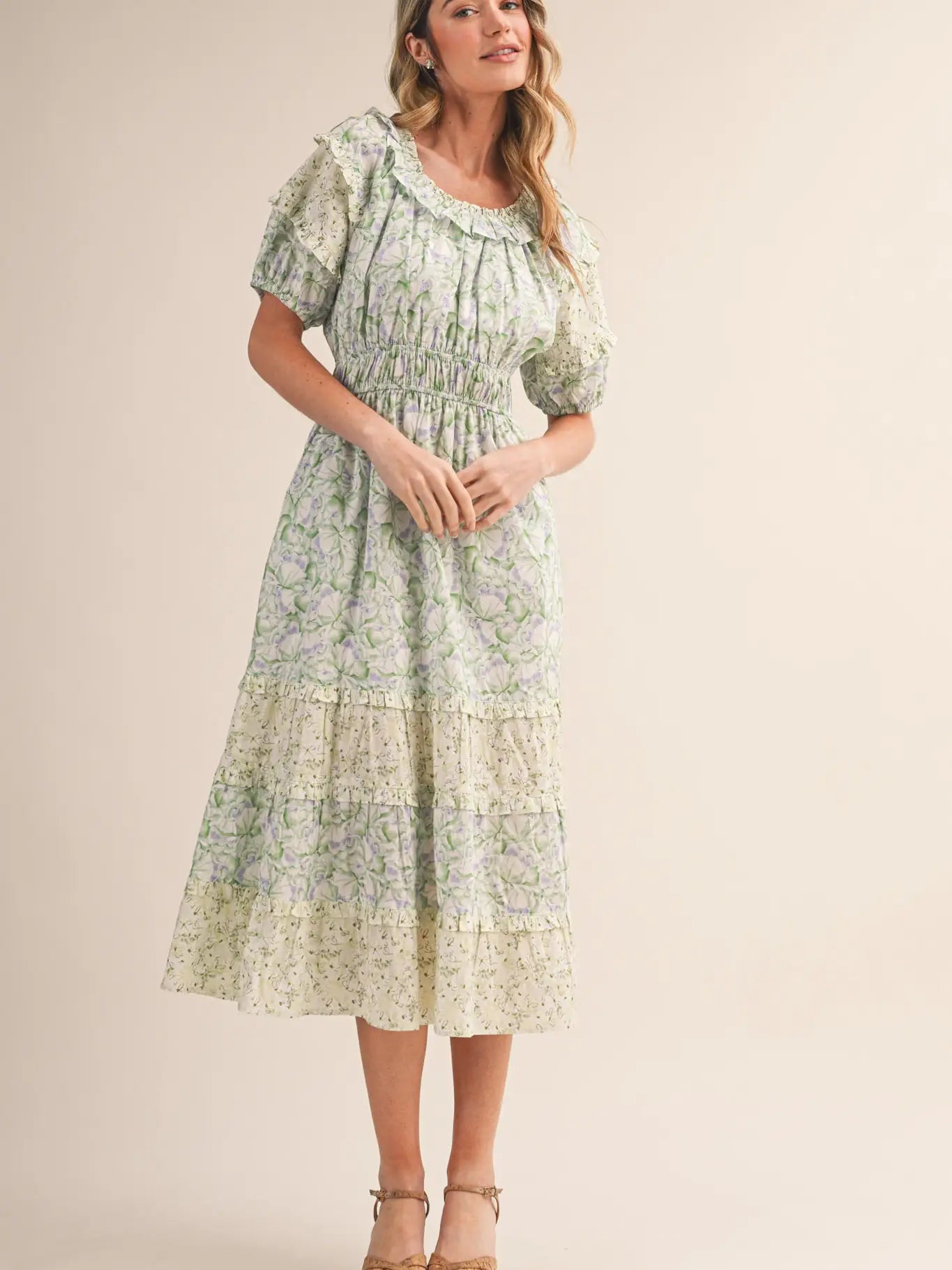 The Maisy Mixed Floral Dress