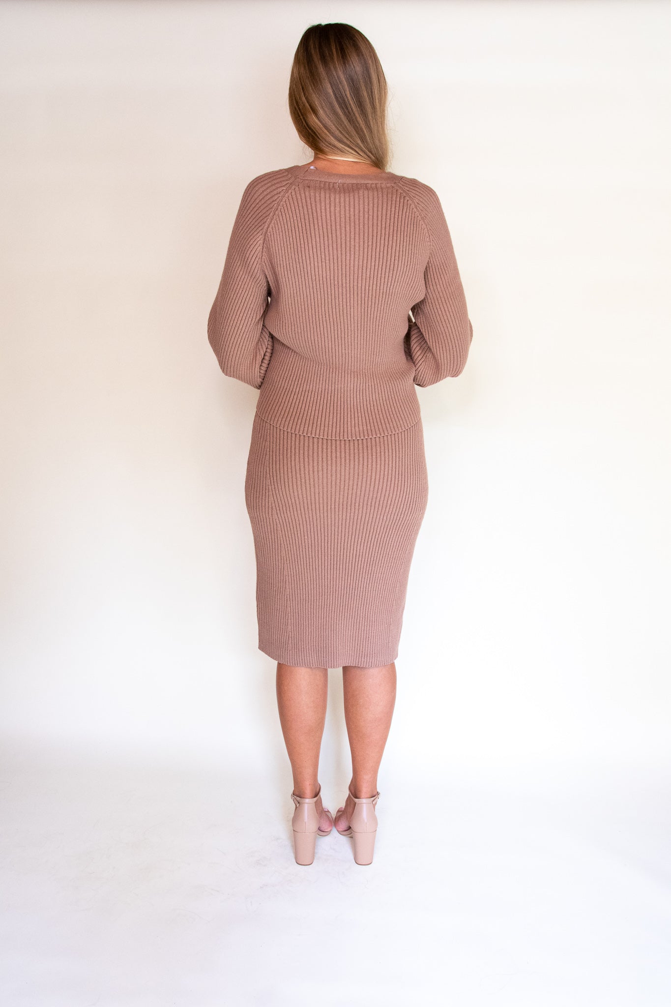 The Marley Dress Set in Chestnut