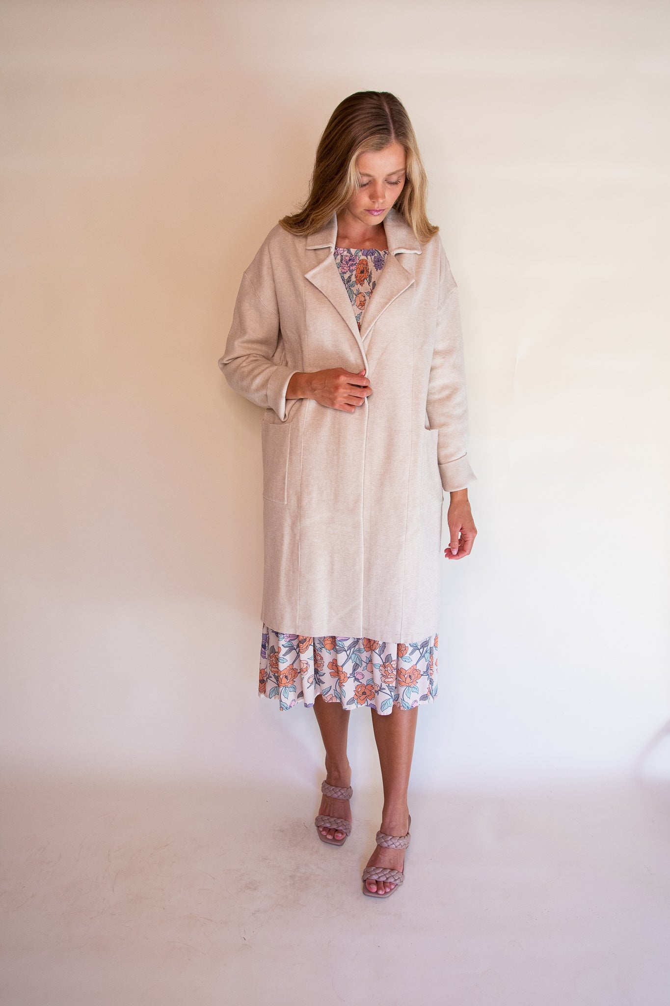 The Kylie Shirt Jacket in Cream