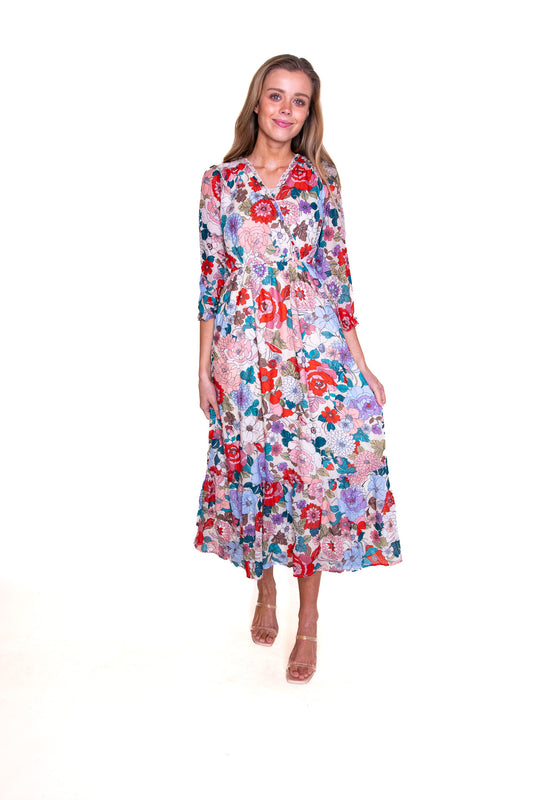 The Jay Boho Floral Maxi Dress