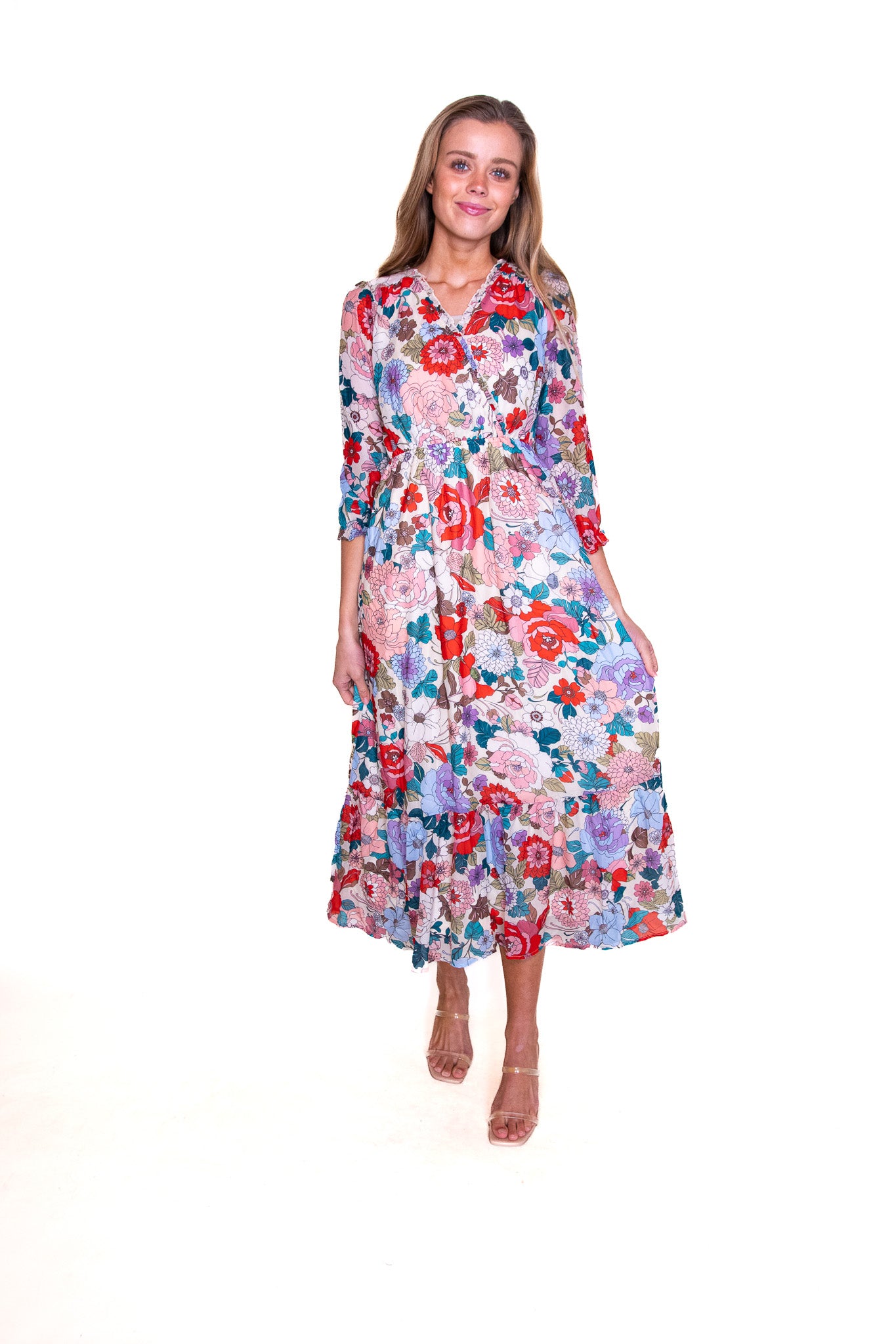 The Jay Boho Floral Maxi Dress