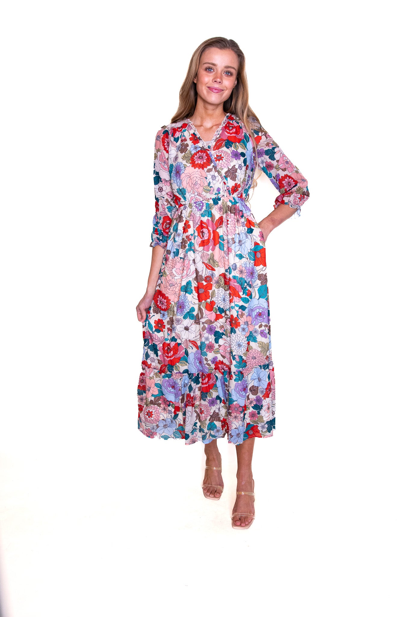 The Jay Boho Floral Maxi Dress