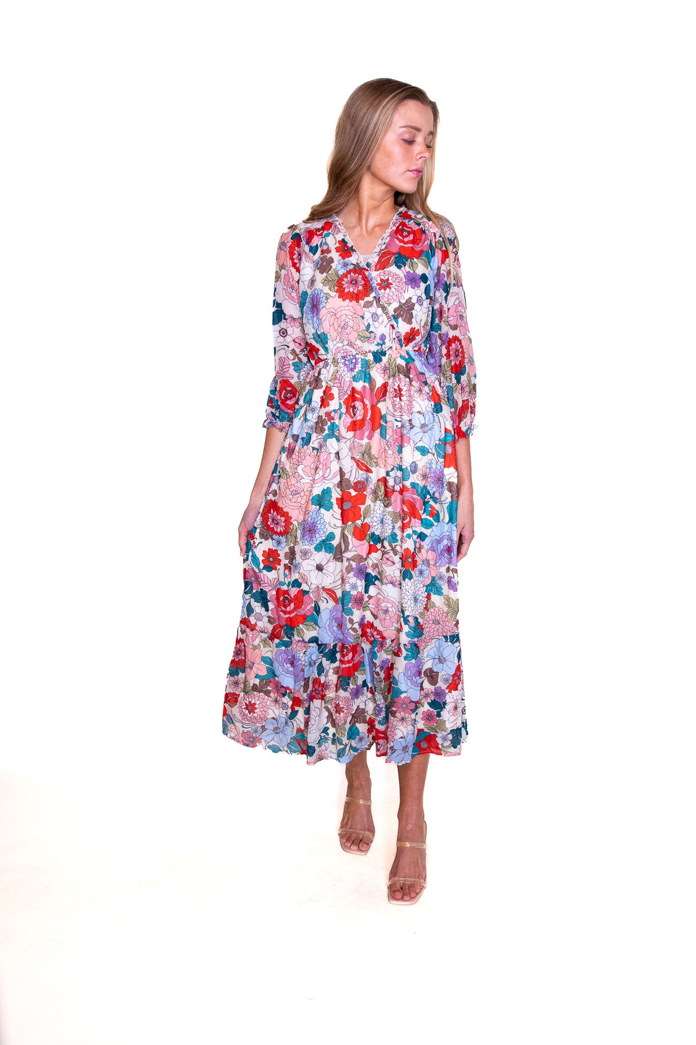 The Jay Boho Floral Maxi Dress