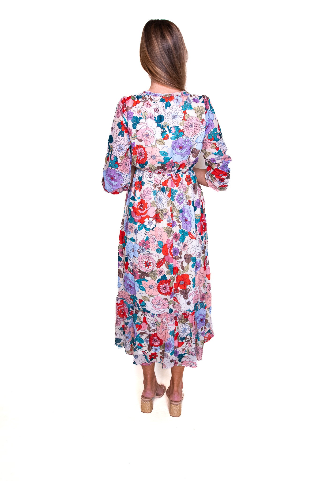 The Jay Boho Floral Maxi Dress