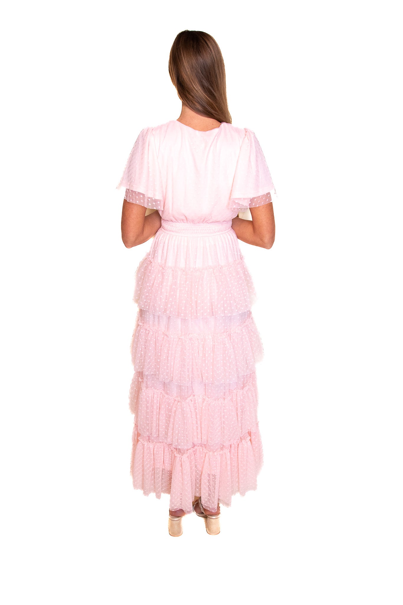 The Elle Tulle Dress in Baby Pink