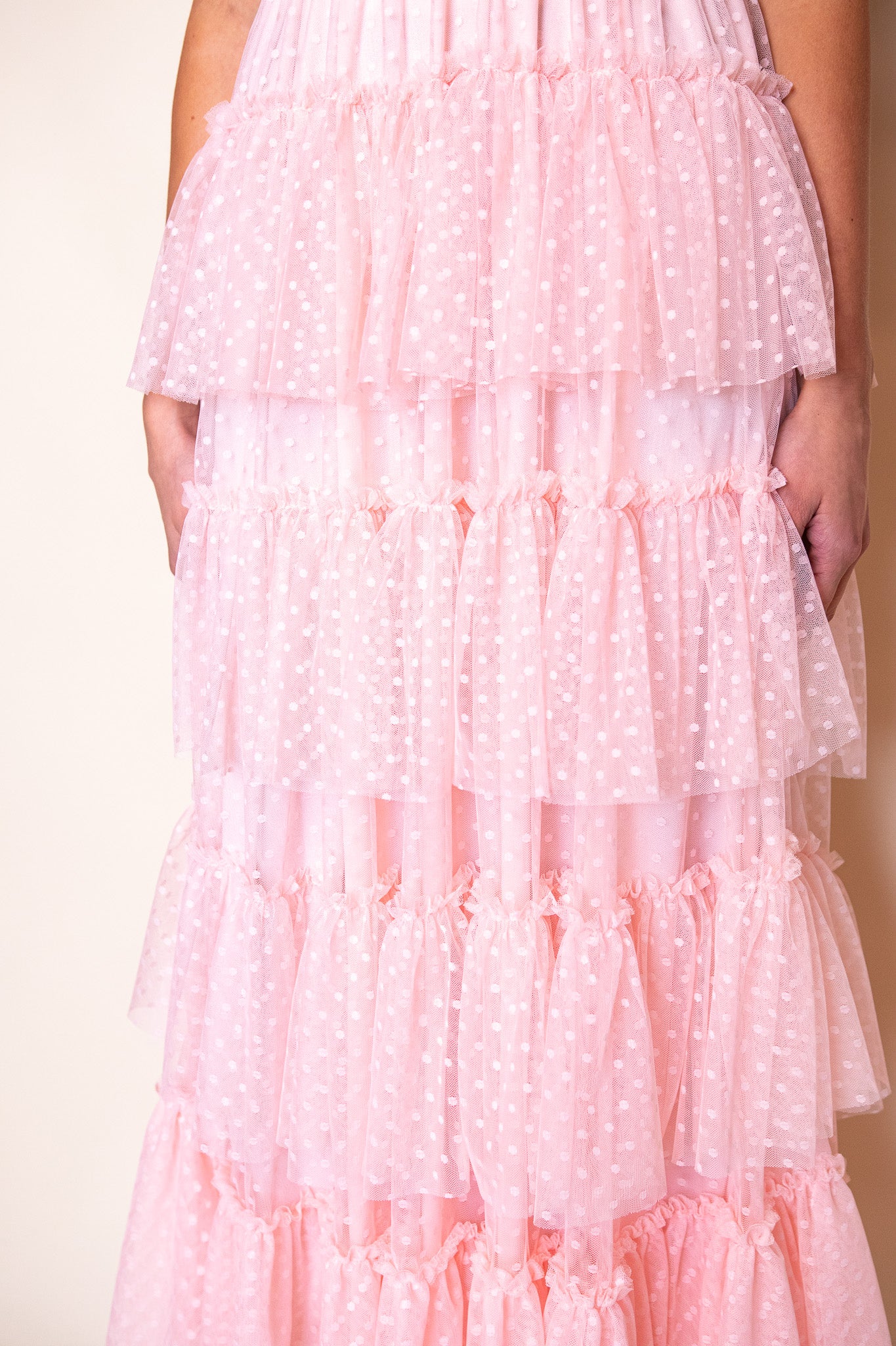 The Elle Tulle Dress in Baby Pink