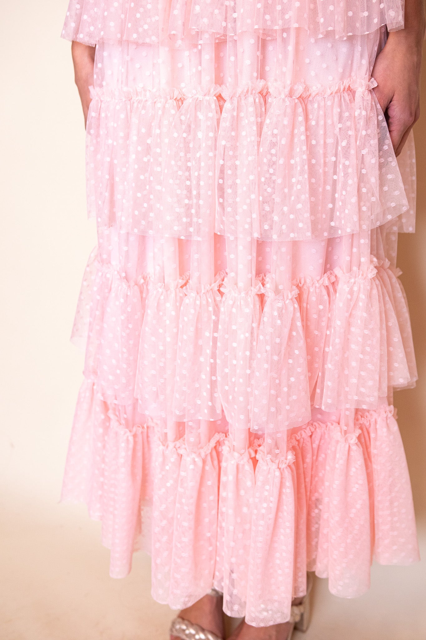 The Elle Tulle Dress in Baby Pink