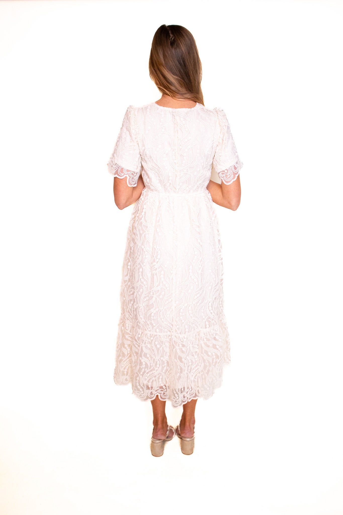 The Aurora Lace Midi