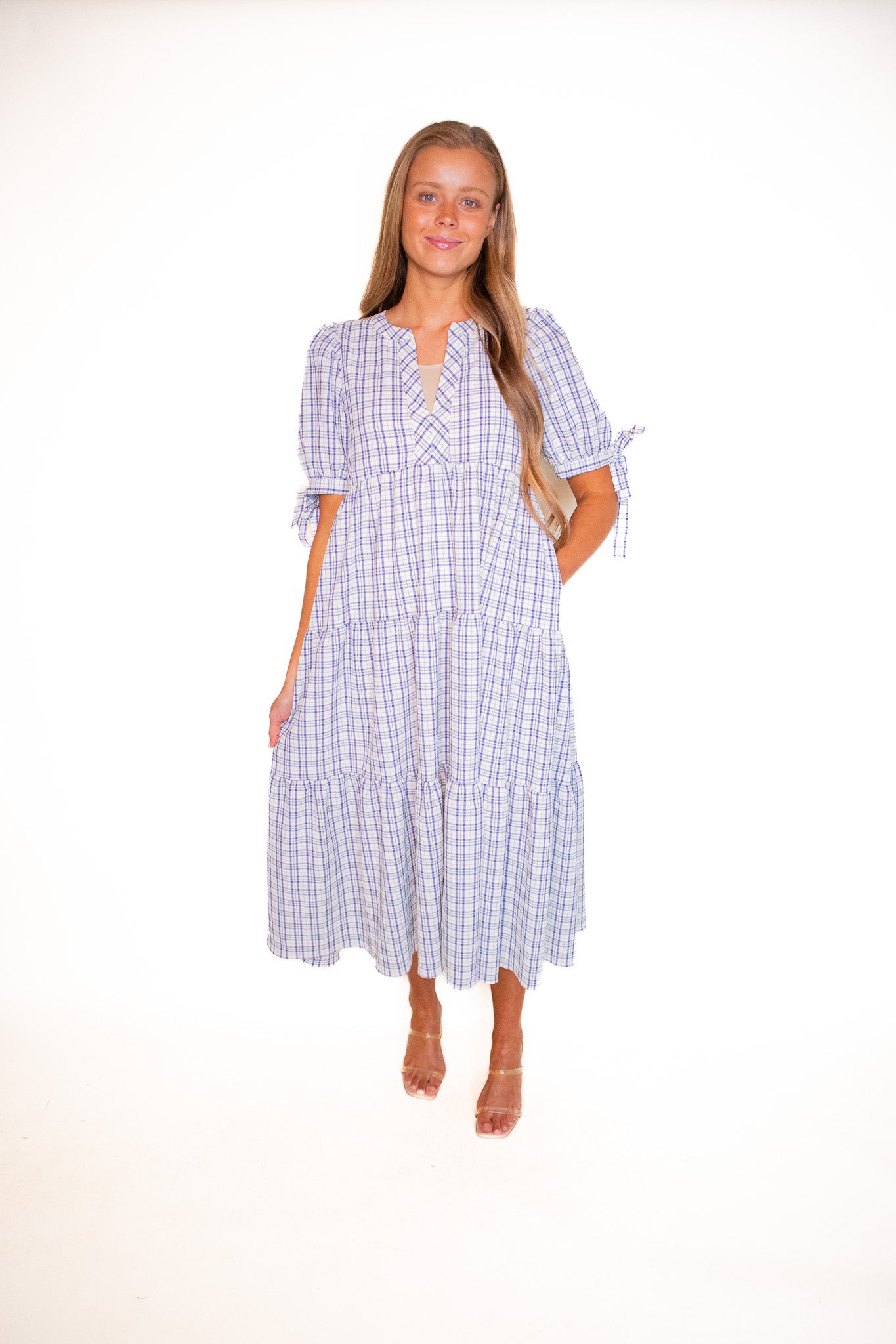 The Chelsea Plaid Babydoll Dress