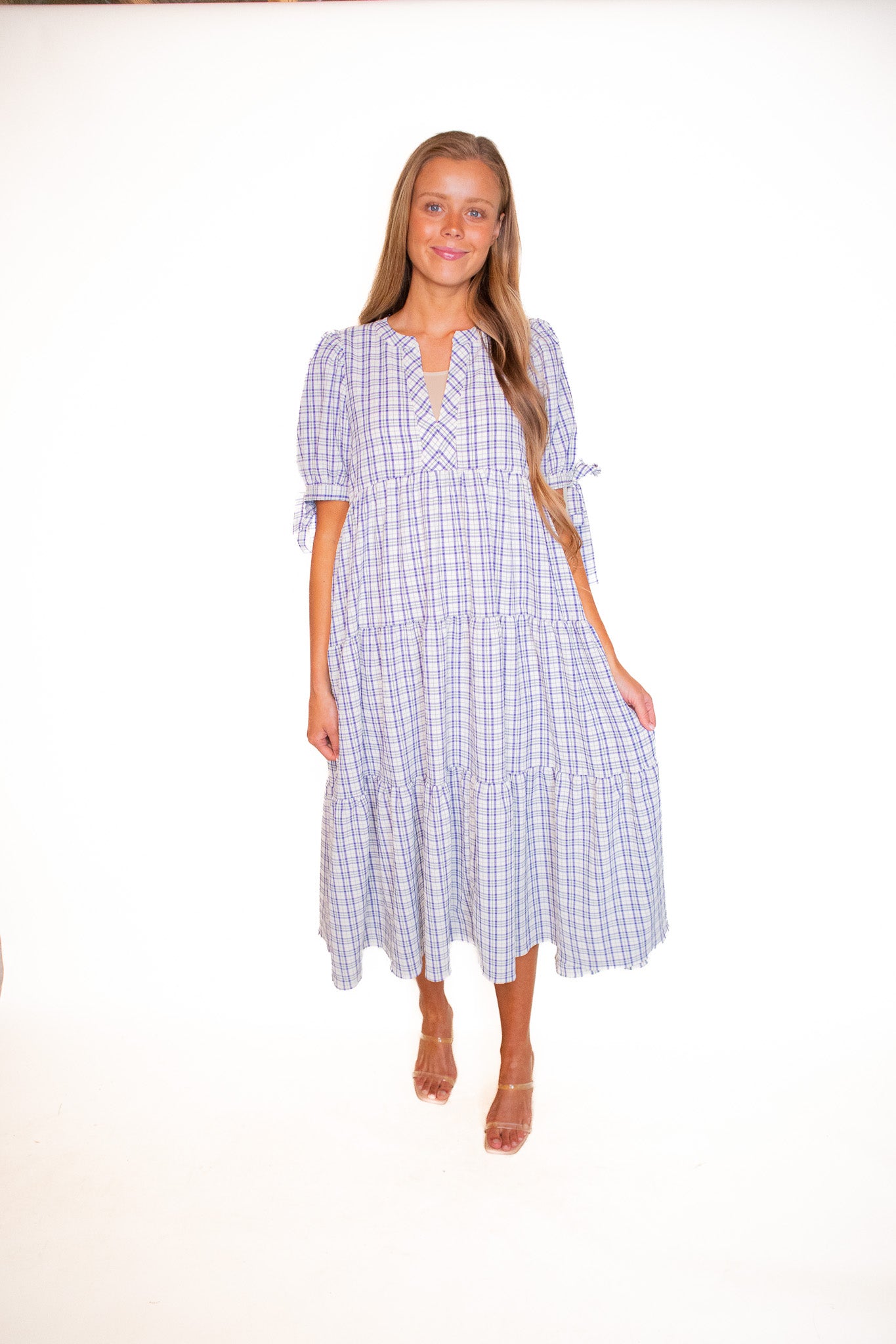 The Chelsea Plaid Babydoll Dress