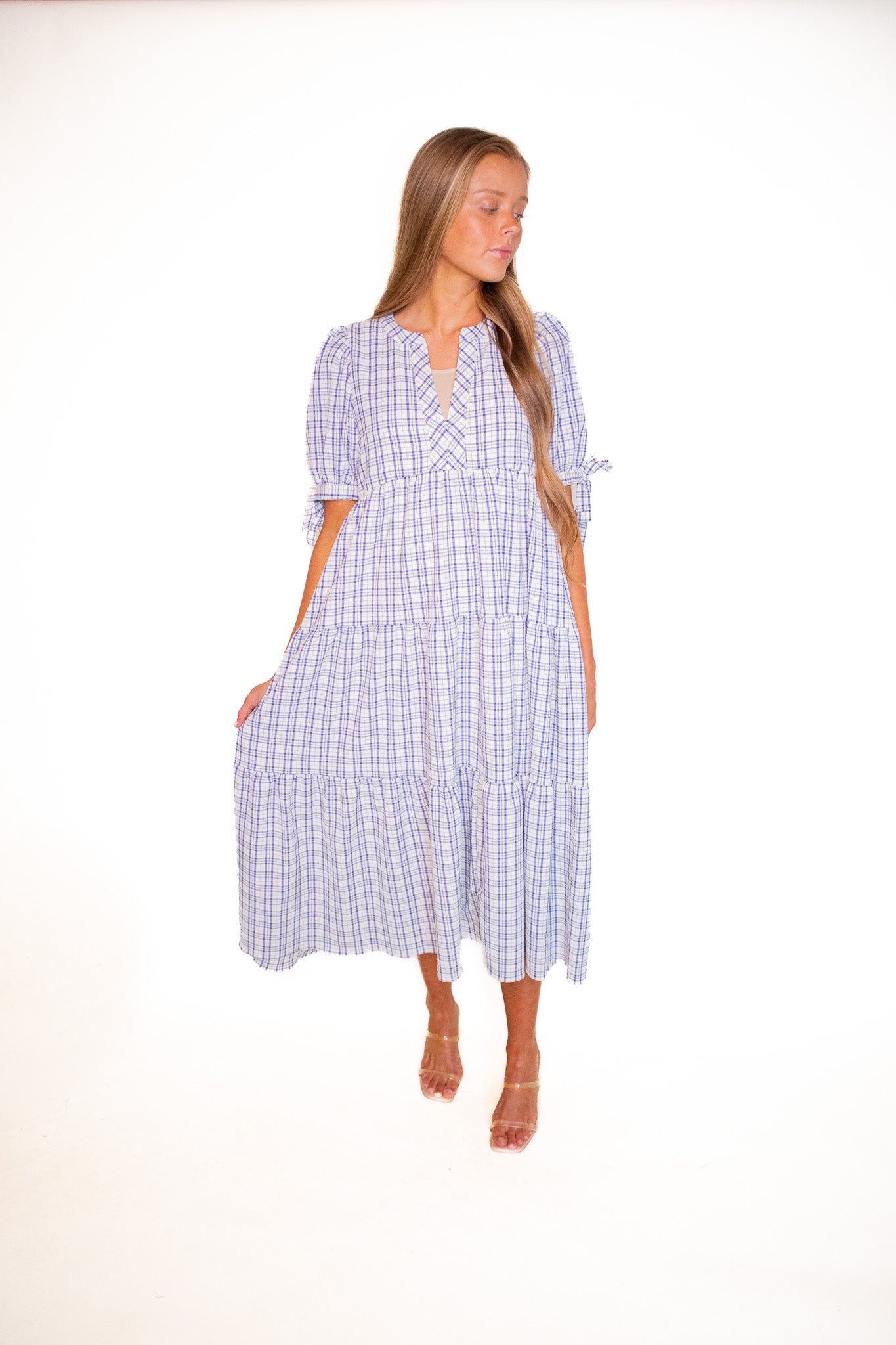 The Chelsea Plaid Babydoll Dress