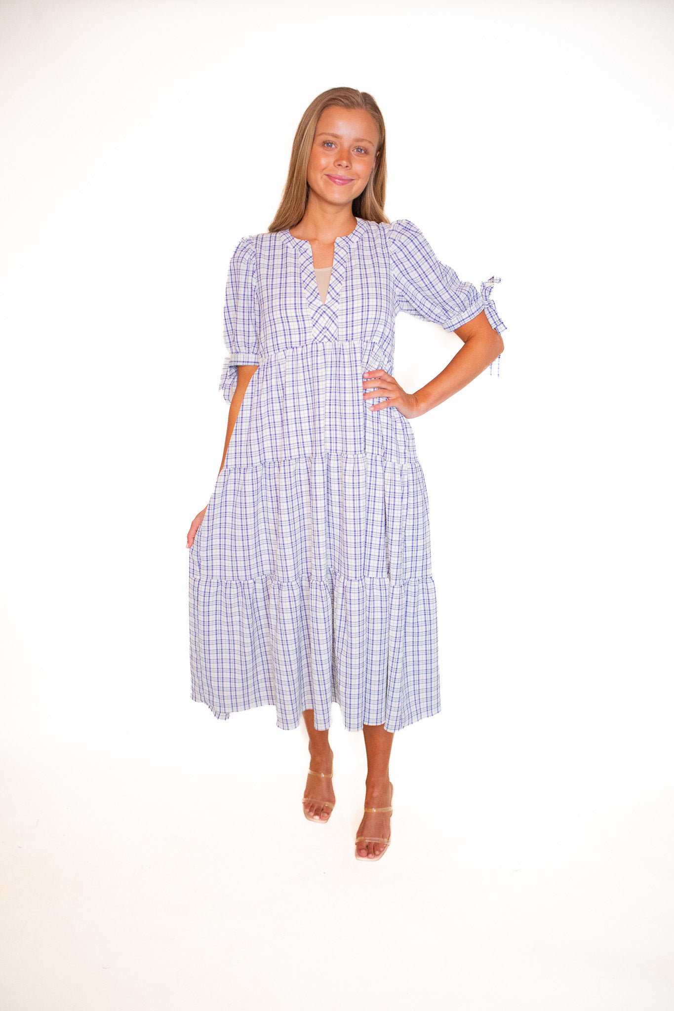 The Chelsea Plaid Babydoll Dress