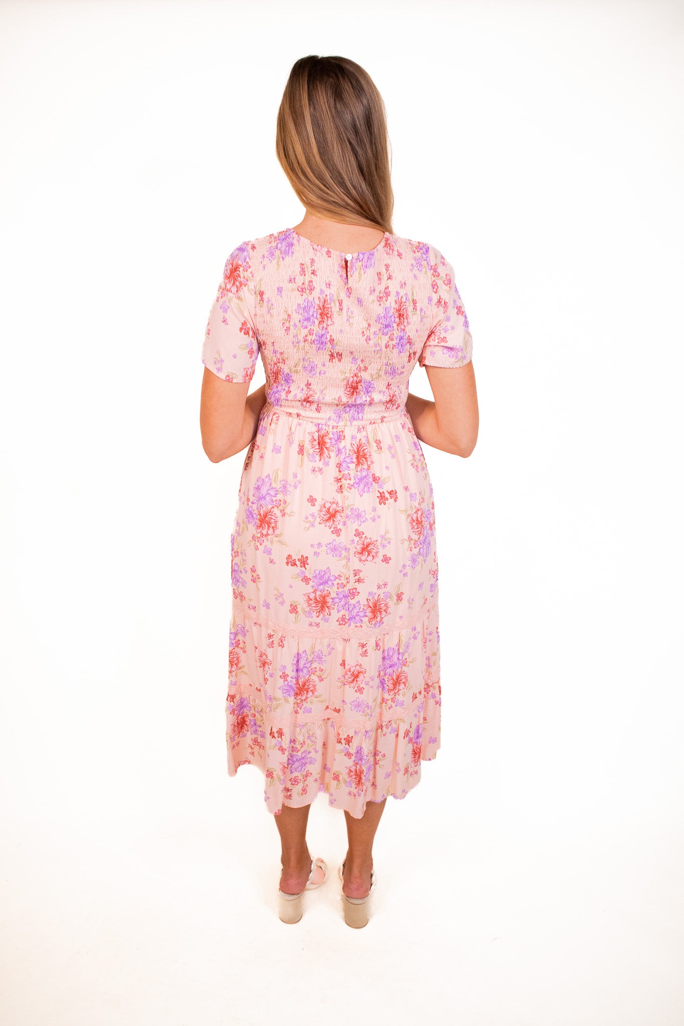 The Madeline Dress in Hibiscus Floral